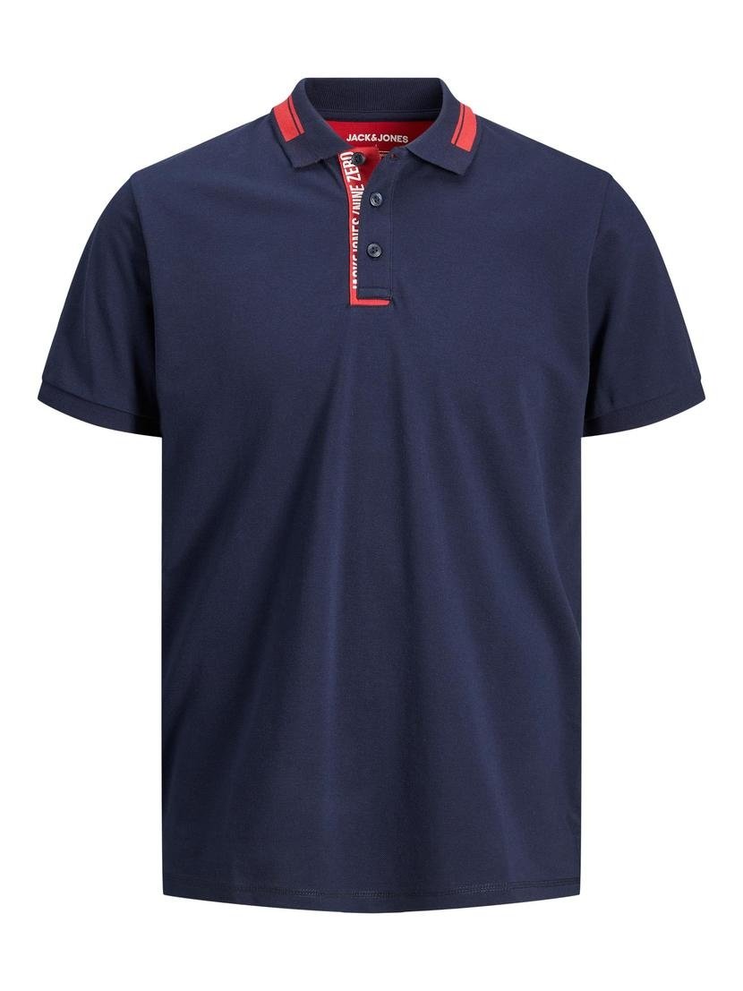 Рубашка-поло Jack & Jones 12200444 Blazer-Fit Standard fit Темно-синий XL, фото №1