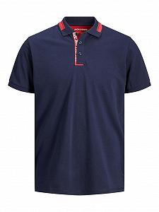 Поло Jack&Jones 12200444 Blazer-Fit:Standard fit Темно-синий L - Фото 1