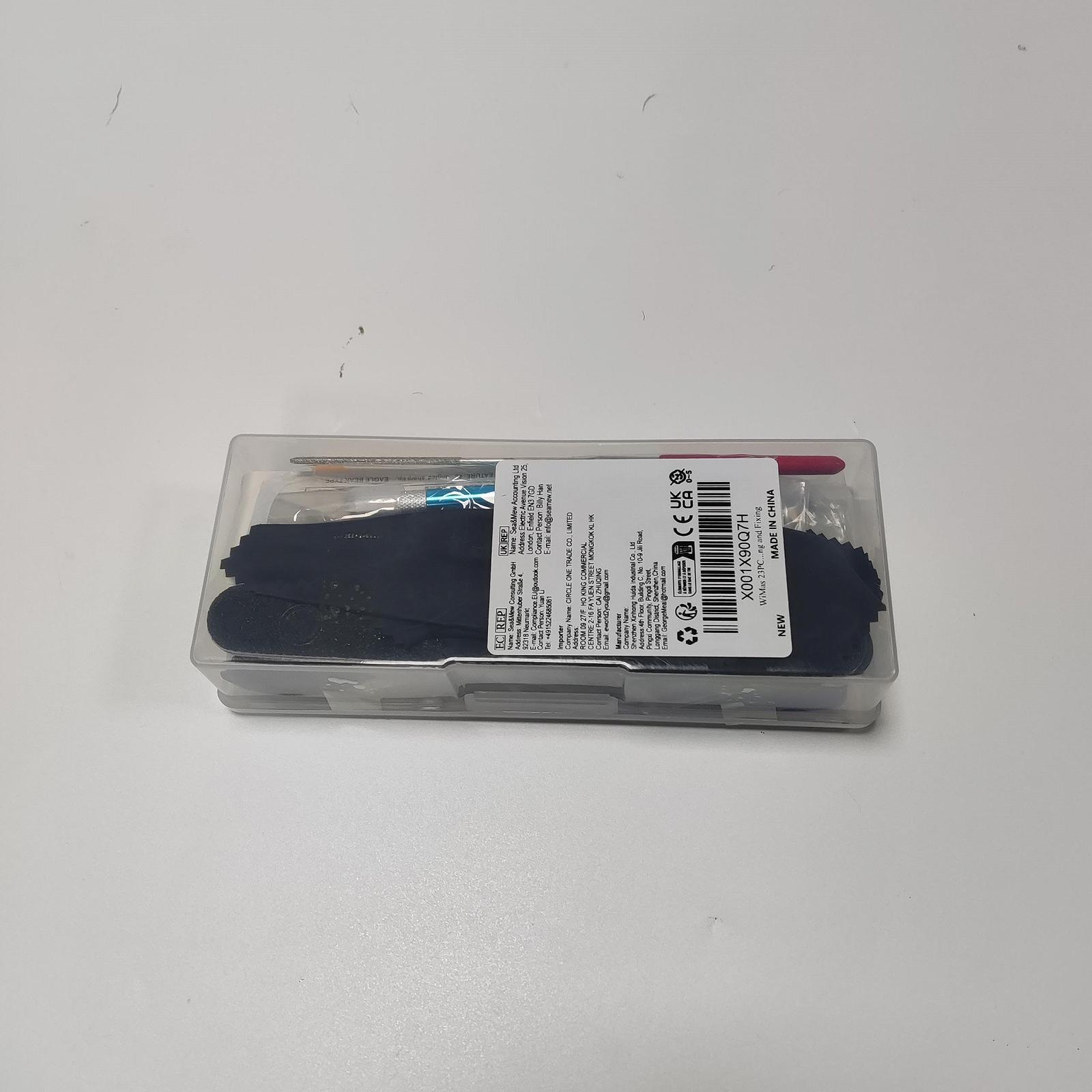 Набор инструментов WiMas Metal Puzzle Tool Set Metal Model Kits для сгибания и фиксации моделей 23 шт., фото №7