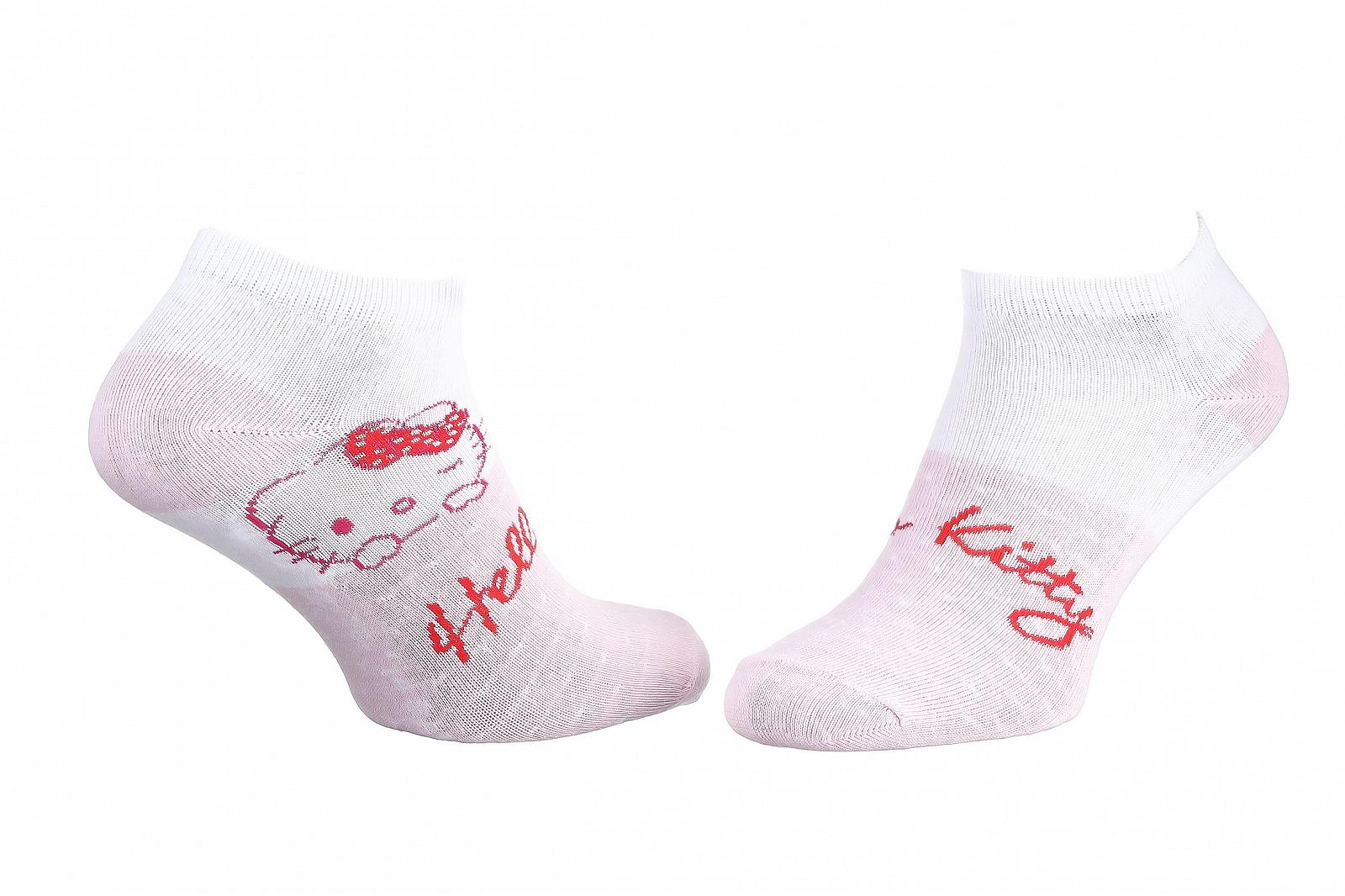 Шкарпетки HELLO KITTY TETE HK + POIS Білий 35 - 41, фото №1