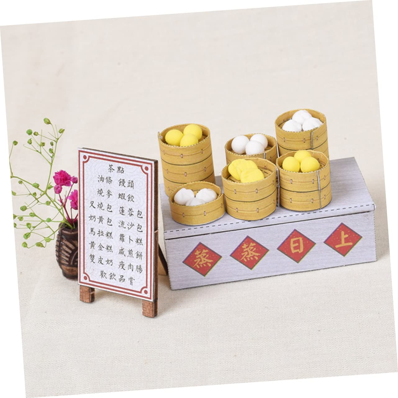 Конструктор HEMOTON 1 Piece Tea House The Edith Eger Miniature House Декор Іграшковий Будинок Модель Крафтова Дерев'яна, фото №5