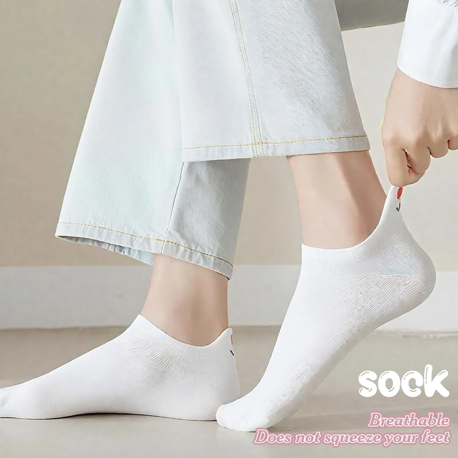 Шкарпетки Жіночі Ankle Квіткові візерунки (6 пар), фото №6 Шкарпетки Жіночі Ankle Квіткові візерунки (6 пар), фото №6