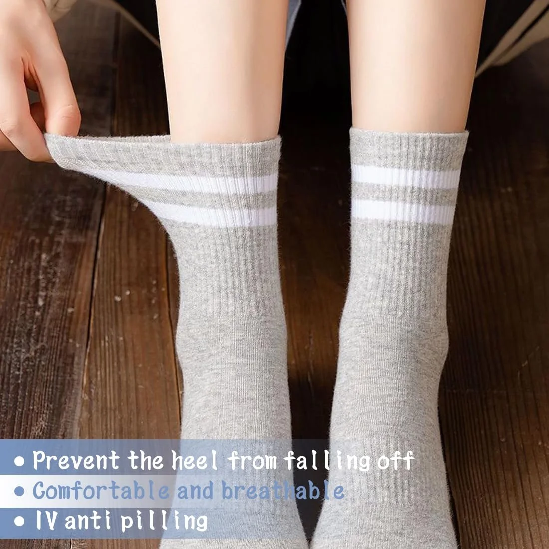 Спортивні шкарпетки Сірий, 3 пари, розмір 34-38, фото №3 Спортивні шкарпетки Сірий, 3 пари, розмір 34-38, фото №3