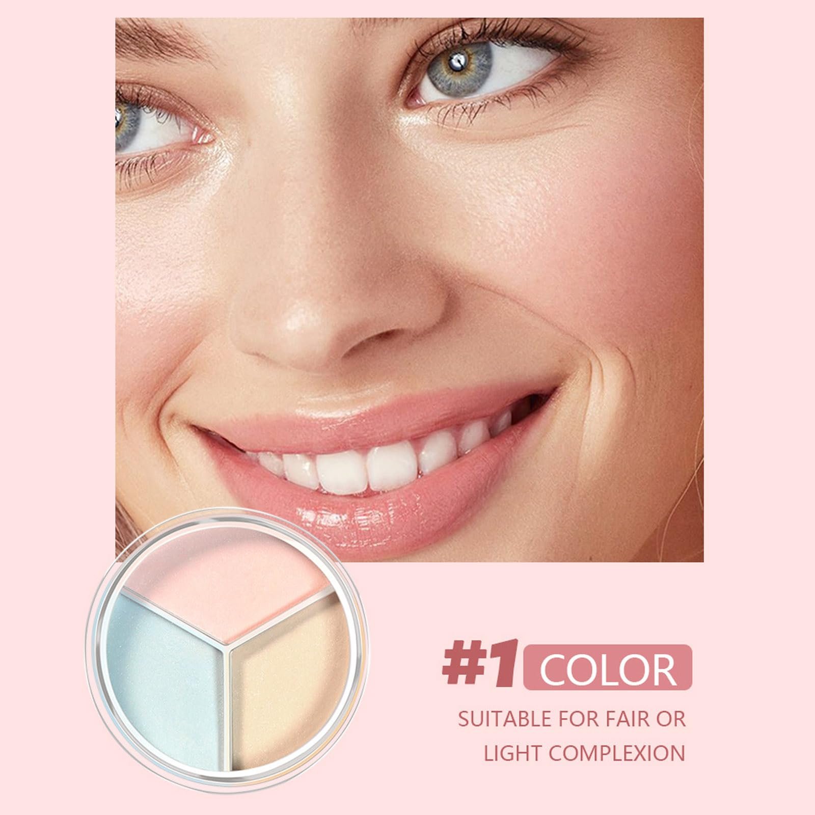 Пудра розсипчаста для обличчя Colour Correcting Blue & Yellow & Natural, 3 x 4 г, фото №2