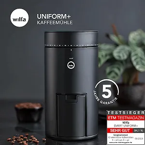 Кофемолка Wilfa SVART UNIFORM+ Электрическая 58 мм Черный synthetic.ua - Фото 1