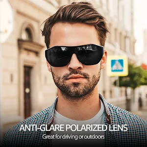 Солнцезащитные очки SIPHEW Polarized Fit Over для мужчин и женщин, большие с защитой UV400 цена на synthetic.ua - Фото 1 Солнцезащитные очки SIPHEW Polarized Fit Over для мужчин и женщин, большие с защитой UV400 synthetic.ua - Фото 1