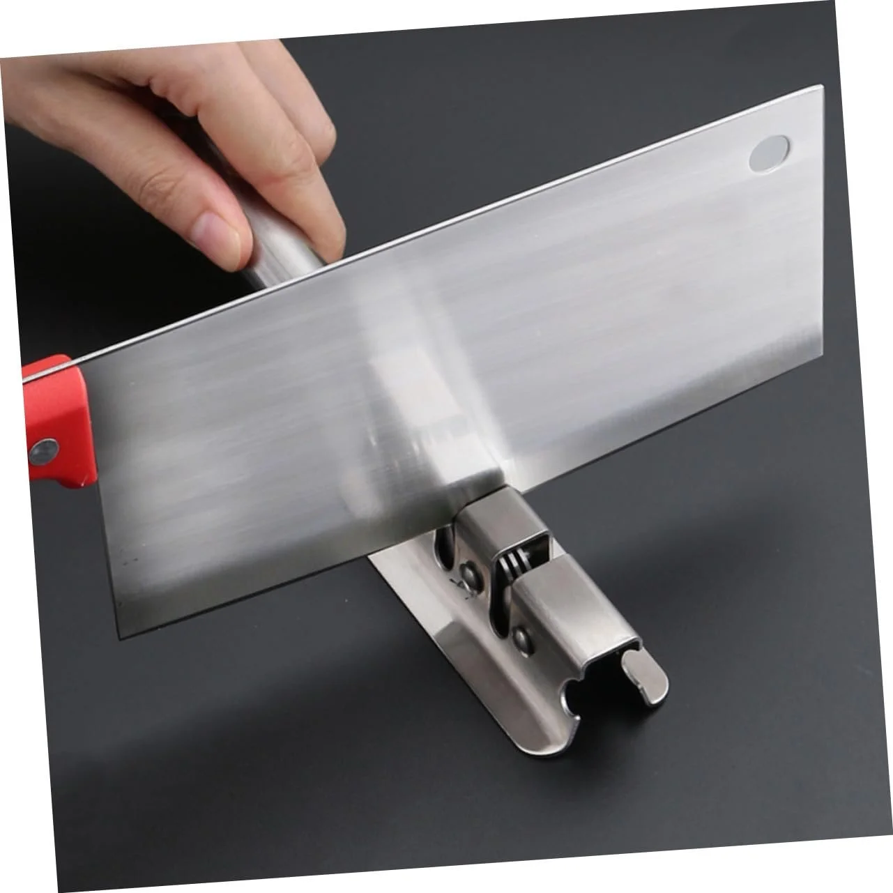 Точило для ножів VILLCASE з нержавіючої сталі компактне із закругленими краями, фото №9