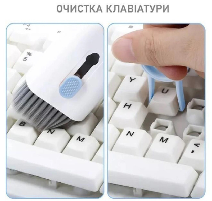Набор для чистки гаджетов XoKo Clean set 100 7 в 1 White 16607, фото №5