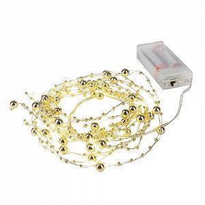 Гірлянда Ideen mit Herz LED Wire Fairy Lights, 40 LED, теплий білий, 125 см, на батарейках, з таймером synthetic.ua - Фото 1