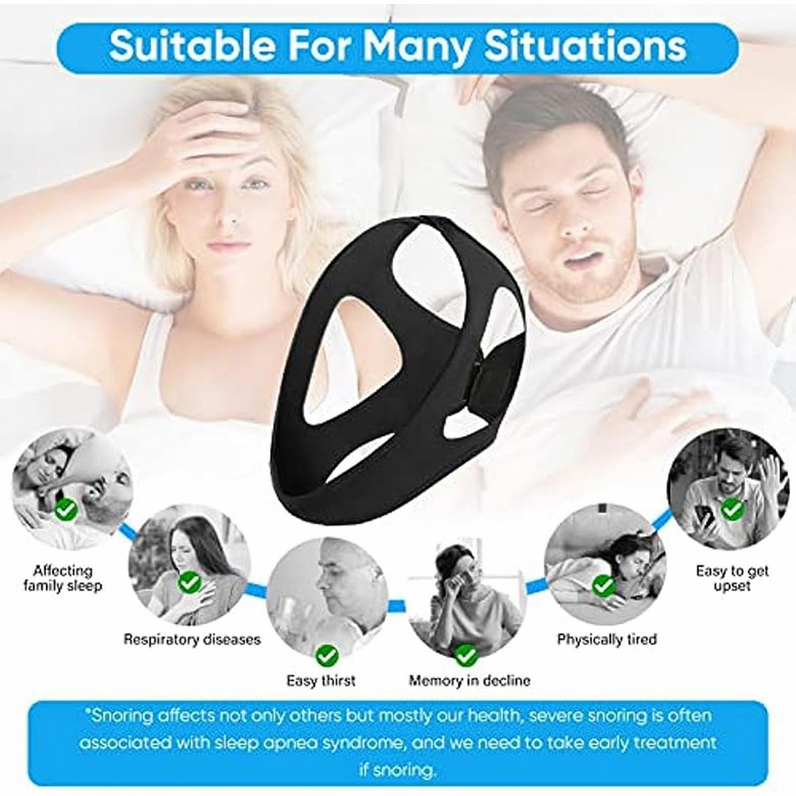 Ремінець для CPAP, регульовані пристрої проти хропіння, дихаючі, фото №8