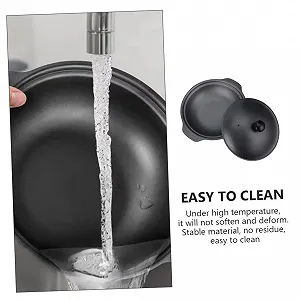 Кастрюля-жаровня VICASKY чугунная с крышкой термостойкая черная synthetic.ua - Фото 1