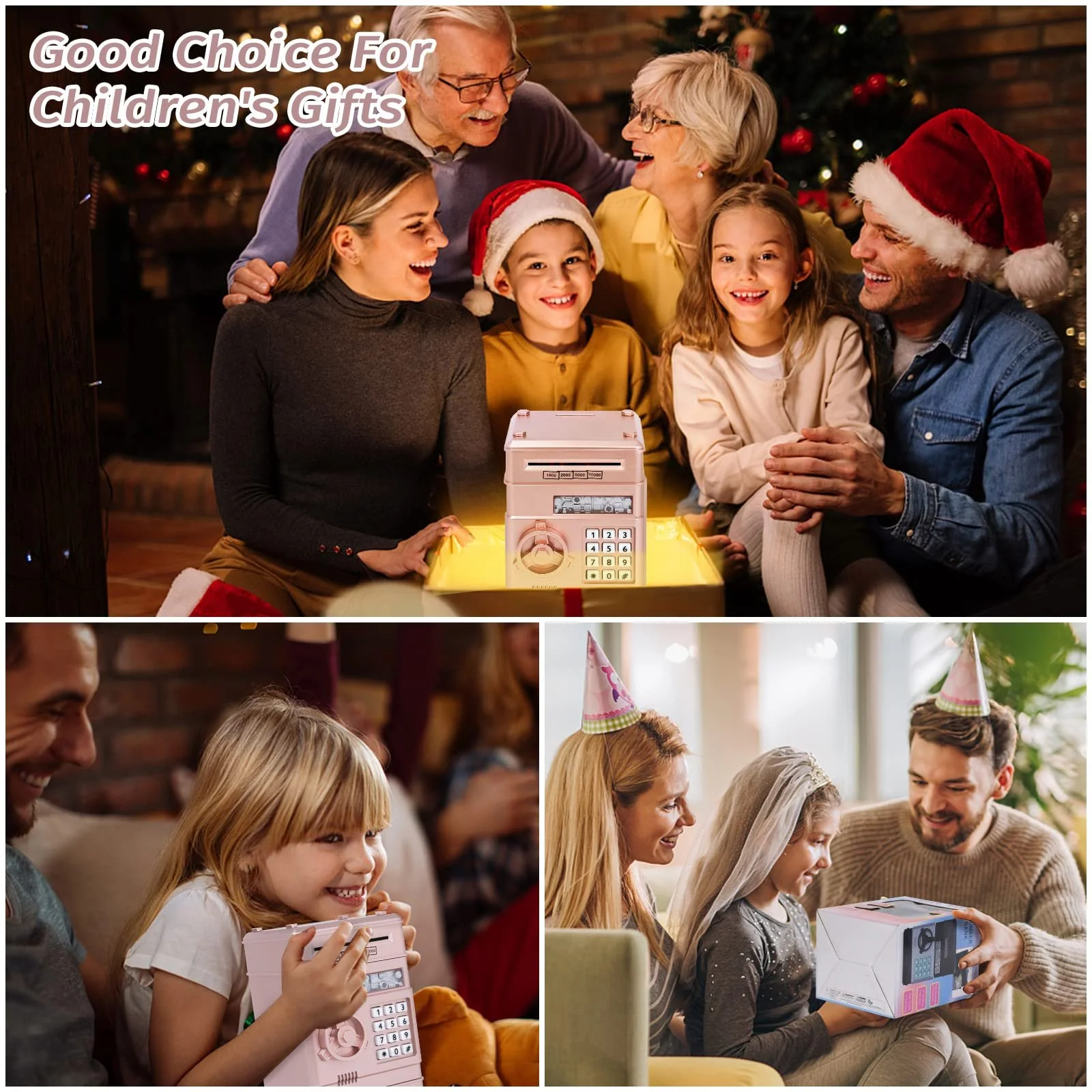 Електронна скарбничка-сейф Thedttoy Банкомат з паролем, фото №7