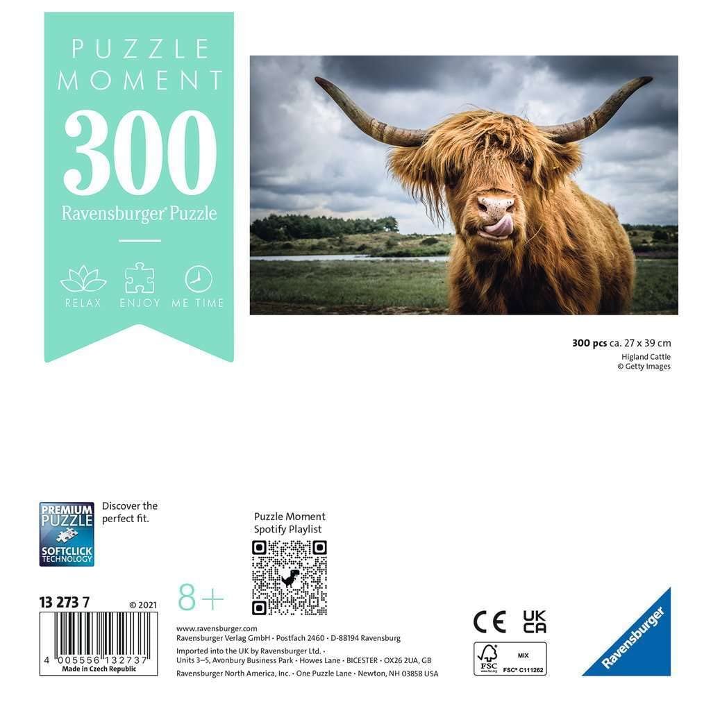 Пазл Ravensburger Puzzle Moment 13273 Highland Cattle 300 елементів, фото №2
