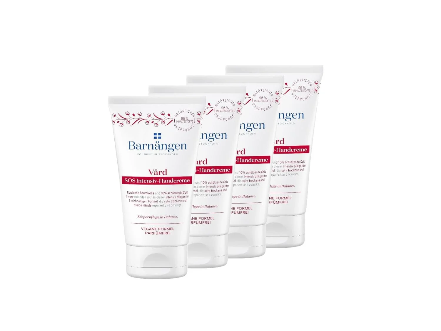 Крем для рук Barnängen SOS Vard 4 x 75 мл, фото №1