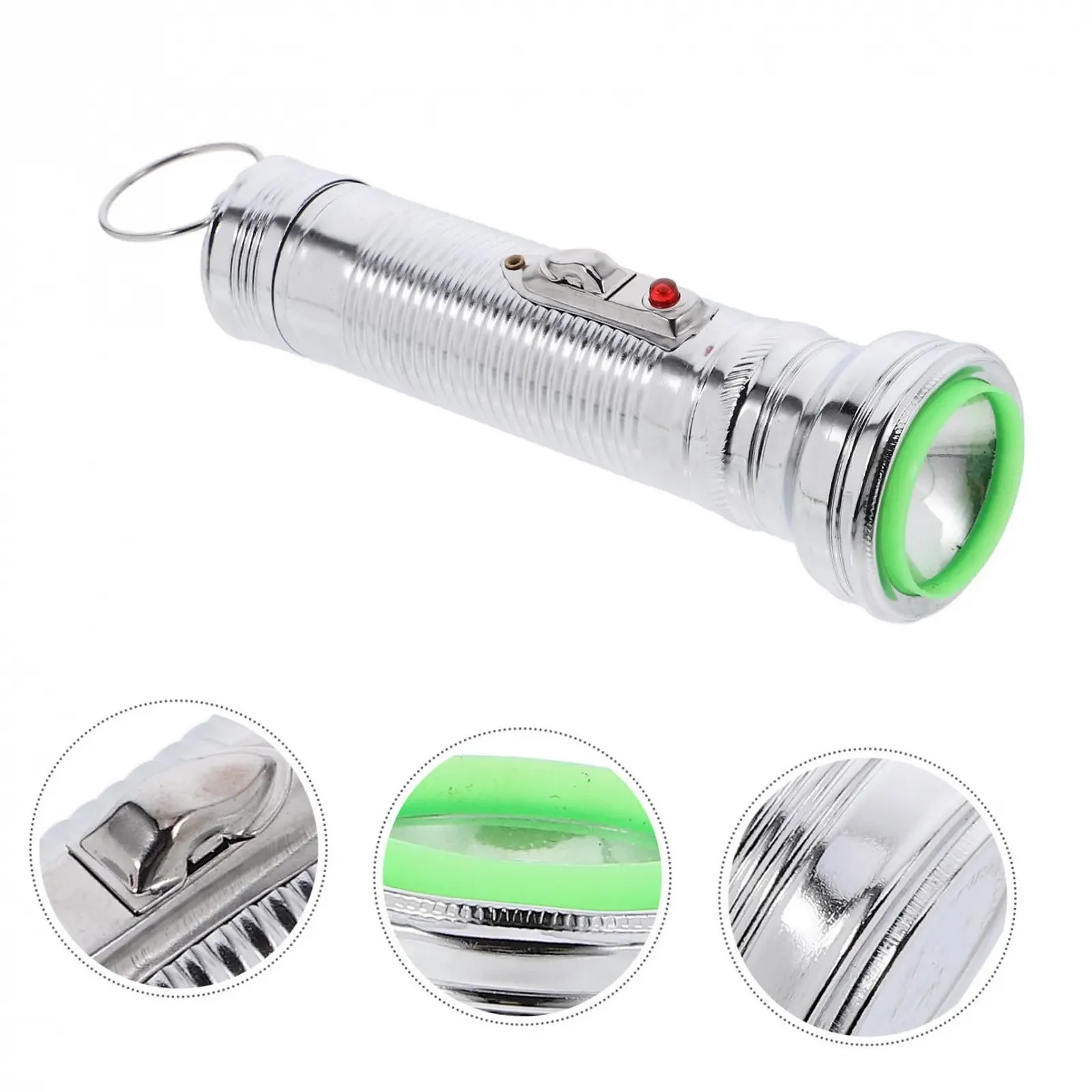 Вінтажний Металевий Ліхтарик У Стилі Ретро Ручний Для Кемпінгу Та Активного Відпочинку На Батарейках Антикварний, фото №7