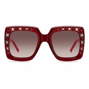 Солнцезащитные очки Carolina Herrera Unisex Her 0178/S 0t5 53/23/145 Бордовый Розовый synthetic.ua - Фото 1