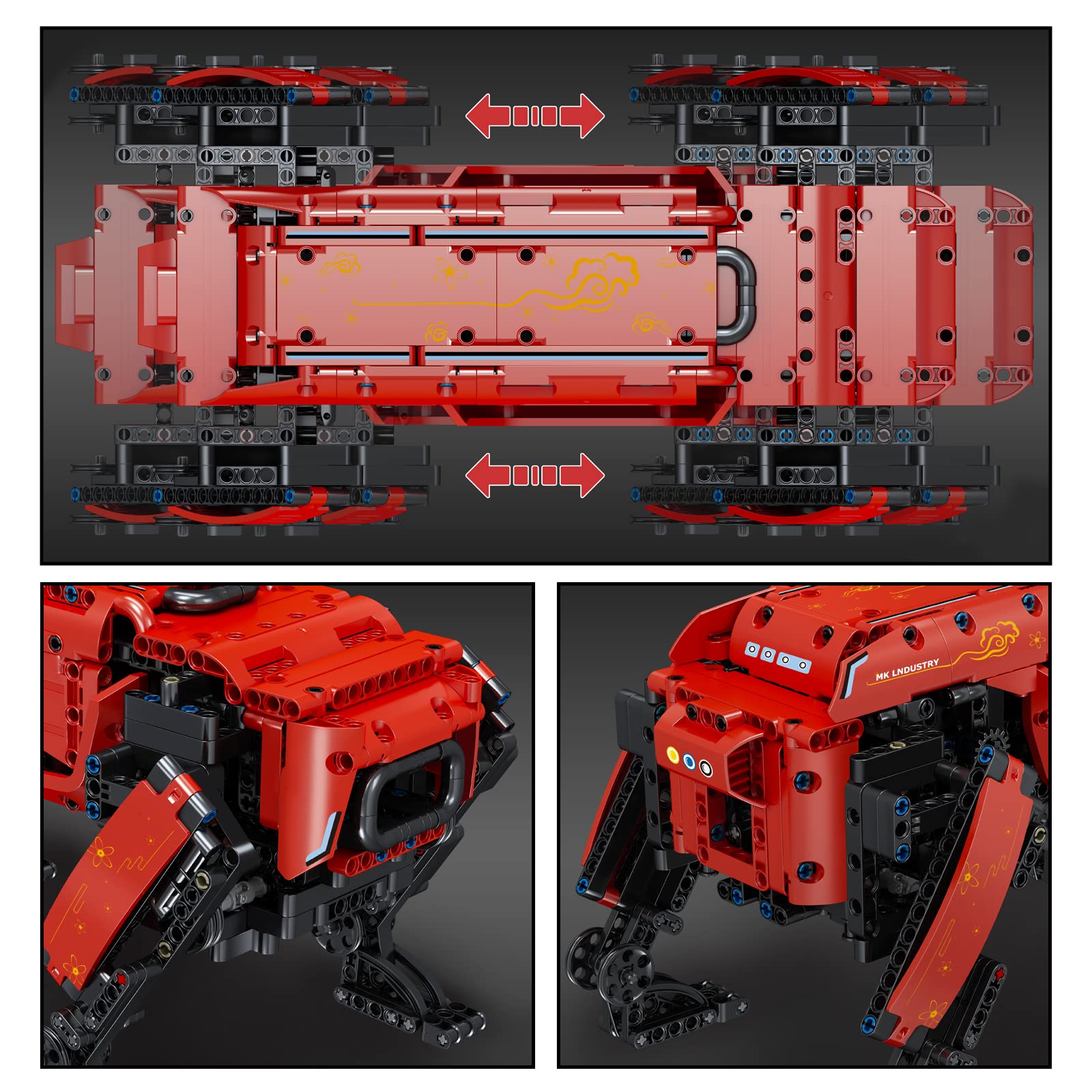 Конструктор Mould King Technik 15083 RC Робот Програмований, Керування через додаток та пульт, фото №4
