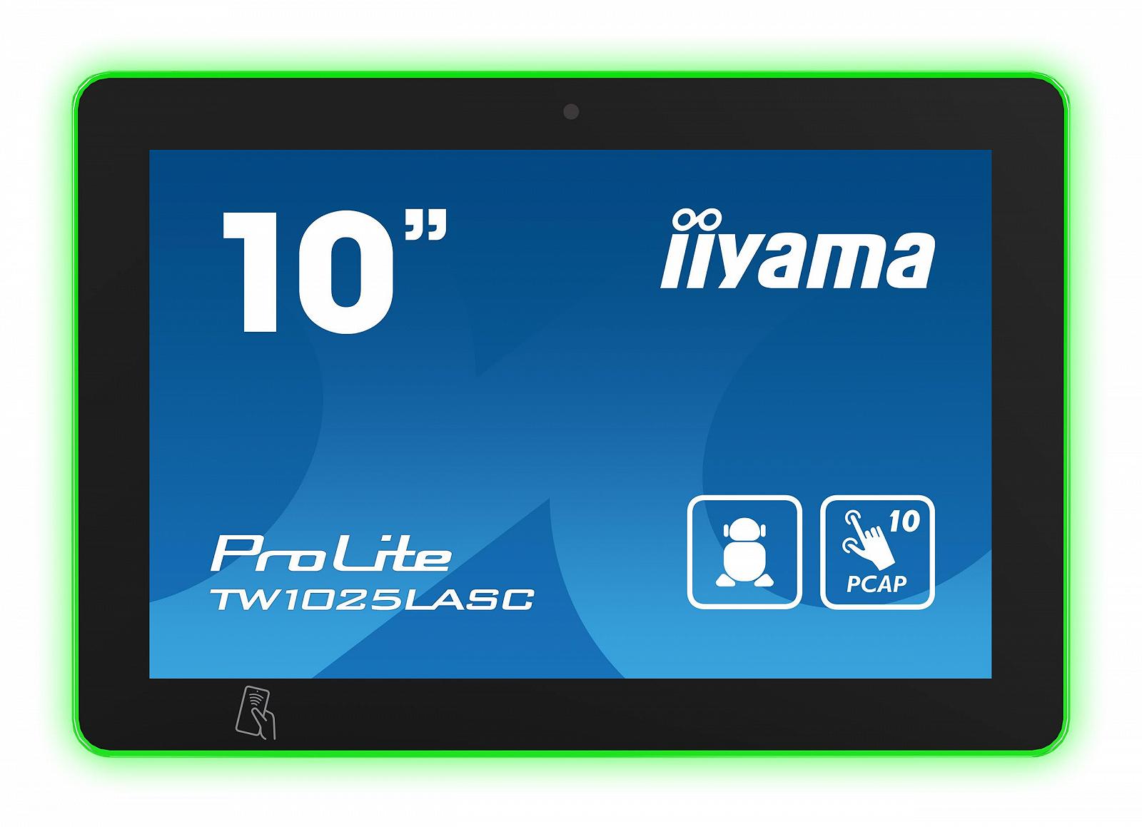 Монитор iiyama ProLite TW1025LASC-B1PNR 25.5 см 10.1 дюймов IPS LED WXGA 10-точечный Мультитач Ёмкостной Аудио Выход USB 3.2/2.0/Мини LAN PoE Android WiFi Bluetooth NFC/RFID Вебкамера Антиблик, фото №3 Монитор iiyama ProLite TW1025LASC-B1PNR 25.5 см 10.1 дюймов IPS LED WXGA 10-точечный Мультитач Ёмкостной Аудио Выход USB 3.2/2.0/Мини LAN PoE Android WiFi Bluetooth NFC/RFID Вебкамера Антиблик, фото №3