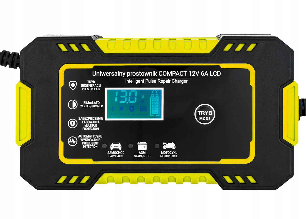 Зарядное устройство Микропроцессорный аккумуляторный выпрямитель kraft&dele 1290 12В 6А, фото №3