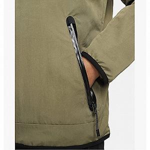 Куртка Nike Sportswear Tech Woven Full-Zip Lined Hooded Olive S synthetic.ua - Фото 1