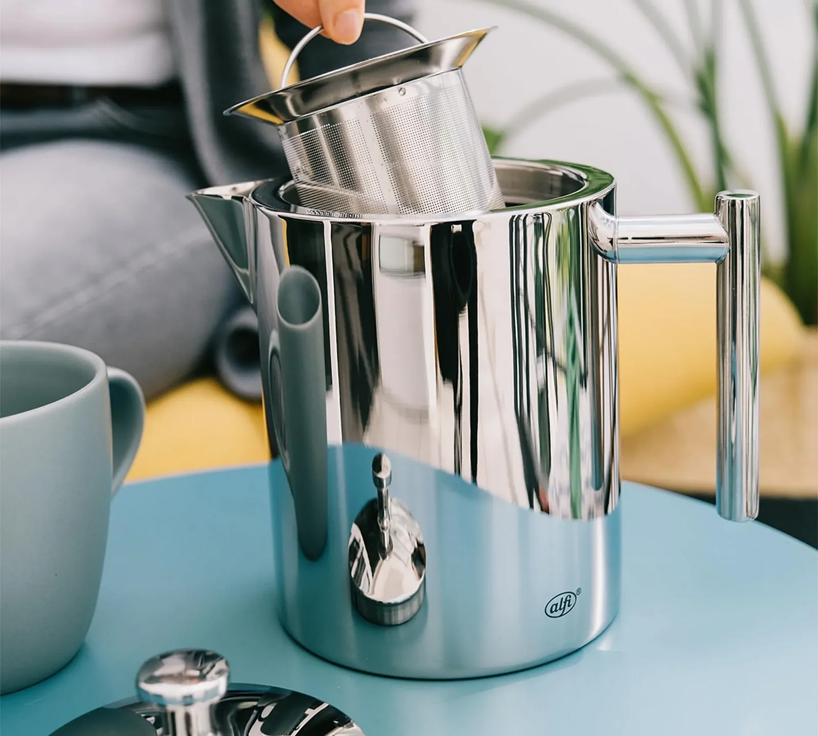 Чайник-заварник Alfi 1.4 L Полірована нержавіюча сталь, фото №2