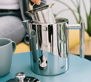 Чайник-заварник Alfi 1.4 L Полірована нержавіюча сталь synthetic.ua - Фото 1