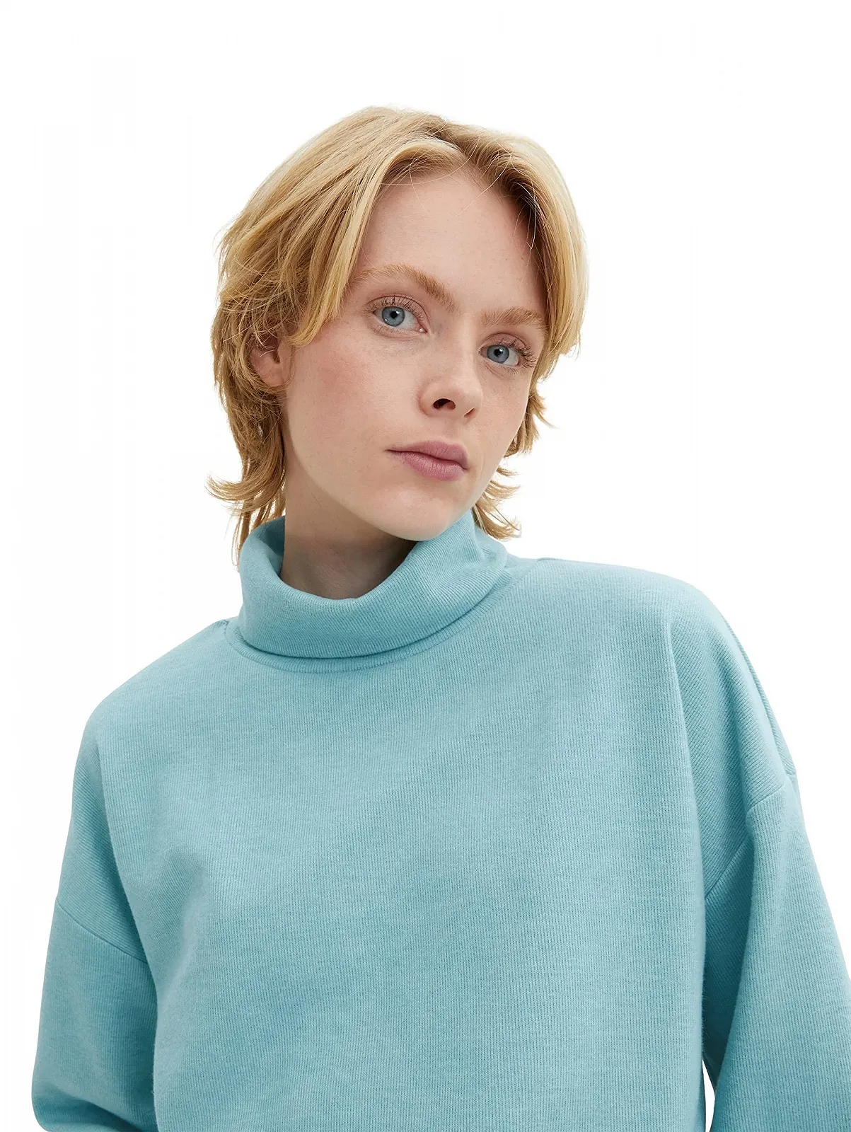 Укороченный свитшот TOM TAILOR Denim женский с кулиской, фото №6 Укороченный свитшот TOM TAILOR Denim женский с кулиской, фото №6