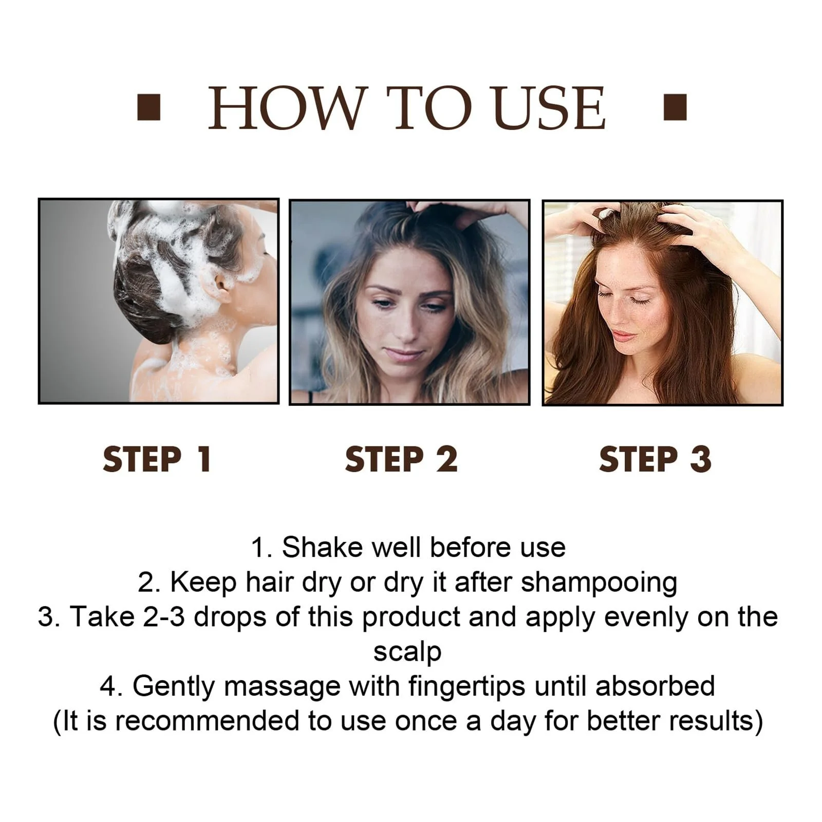 Сироватка для догляду за волоссям, 2 шт. Сироватка проти випадіння волосся, фото №7 Сироватка для догляду за волоссям, 2 шт. Сироватка проти випадіння волосся, фото №7