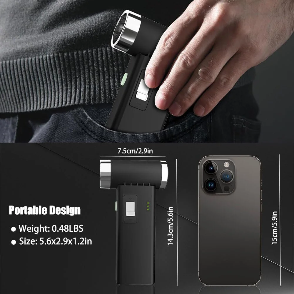 Акумуляторна повітродувка XINFTEU 110,000 RPM портативна для електроніки, фото №2 Акумуляторна повітродувка XINFTEU 110,000 RPM портативна для електроніки, фото №2