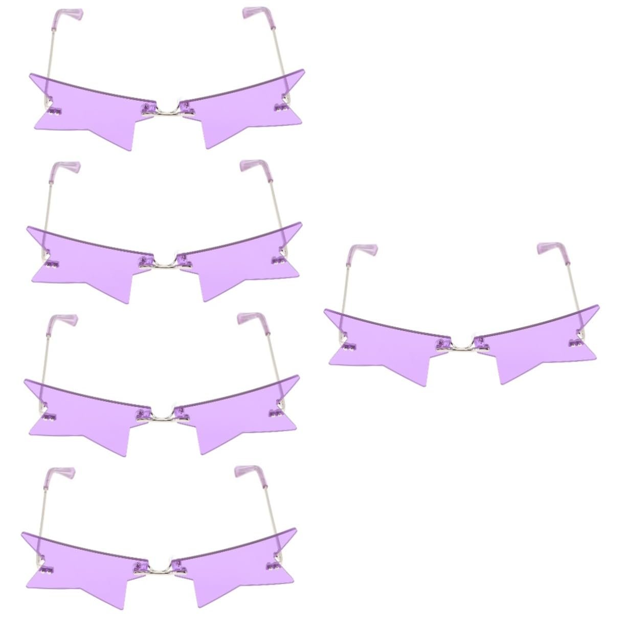 Набір сонцезахисних окулярів PACKOVE 5 шт. Модні ретро, фото №1