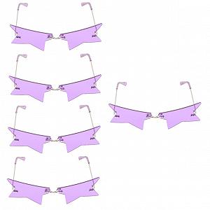 Набір сонцезахисних окулярів PACKOVE 5 шт. Модні ретро - Фото 1