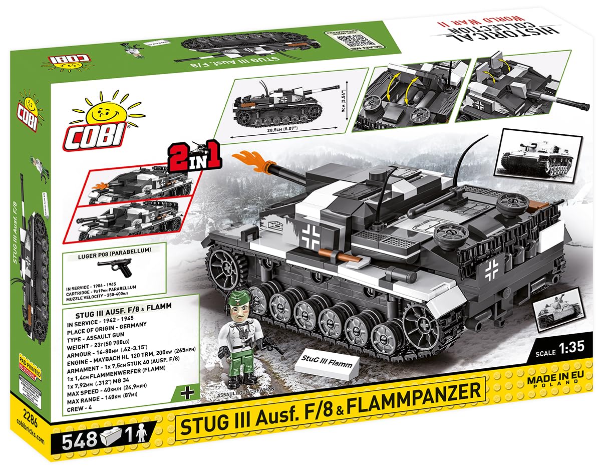 Tank Cobi STUG III AUSF F/Flame (2 в 1), фото №4