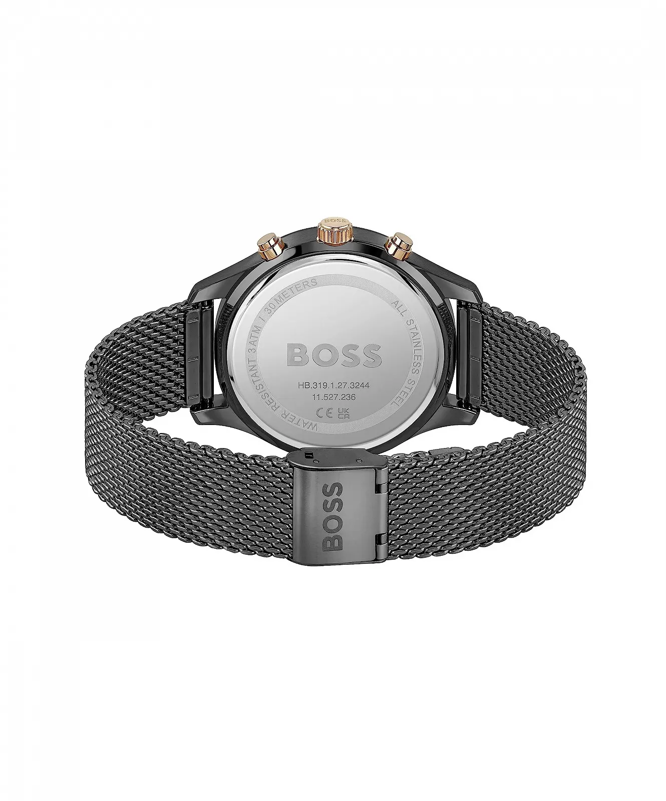 Мужской Хронограф BOSS Associate 42 мм Кварцевые Часы с Браслетом из Нержавеющей Стали, Функция Даты, 2 Тотализатора, Водостойкость 5 ATM, фото №3 Мужской Хронограф BOSS Associate 42 мм Кварцевые Часы с Браслетом из Нержавеющей Стали, Функция Даты, 2 Тотализатора, Водостойкость 5 ATM, фото №3