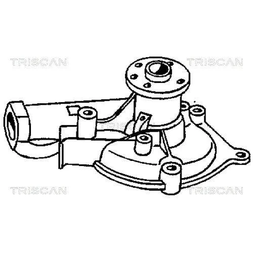 Водяной насос TRISCAN 8600 42002 системы охлаждения двигателя, фото №2