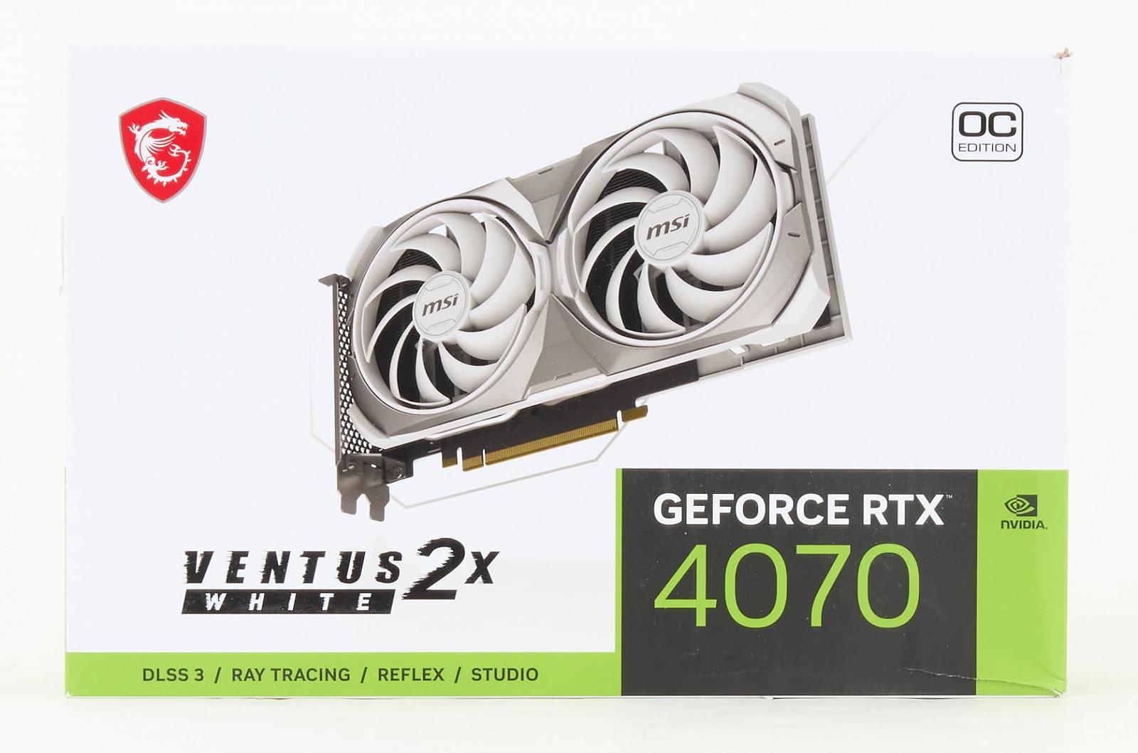 Графическая карта MSI GeForce RTX 4070 VENTUS 2X WHITE 12G OC 12GB GDDR6X (21Gbps/192-бит), PCIe 4.0, фото №7