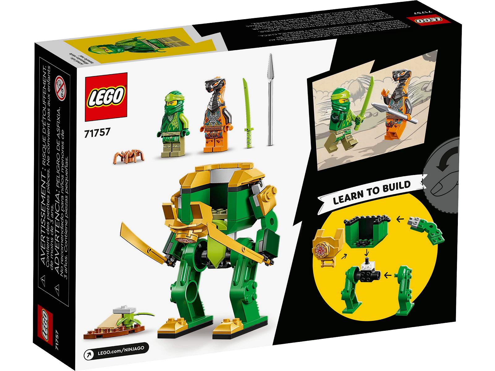 Набор Lego Ninjago Кая Огненный дракон EVO 71762 + Ninjago Ллойда Ниндзя-Мех 71757 для детей от 6 лет, фото №7
