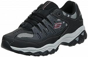 Кроссовки Skechers Sport Afterburn мужские Memory Foam на шнурках - Фото 1