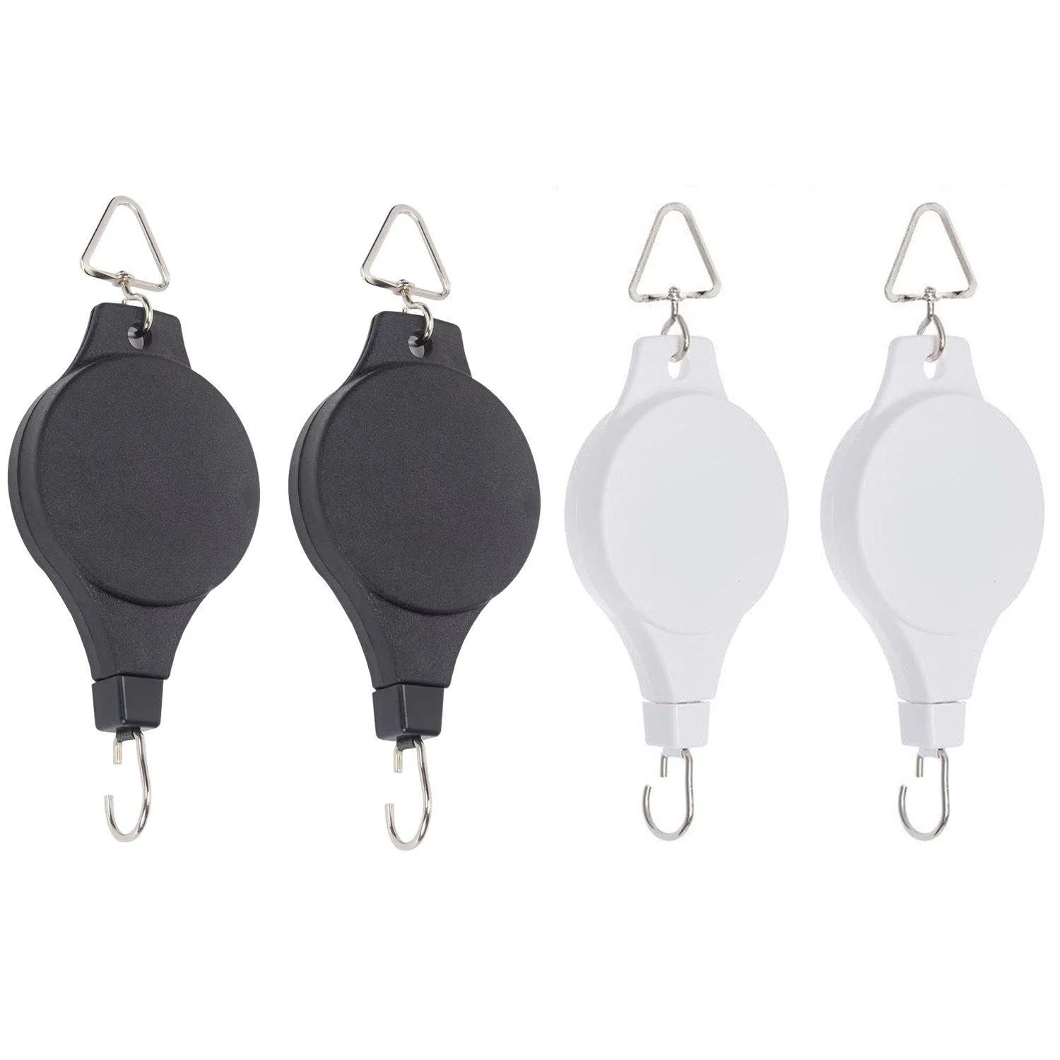 Висувні гачки для кошиків 4 шт 20 x 7.5 см Чорні та Білі, фото №1 Висувні гачки для кошиків 4 шт 20 x 7.5 см Чорні та Білі, фото №1