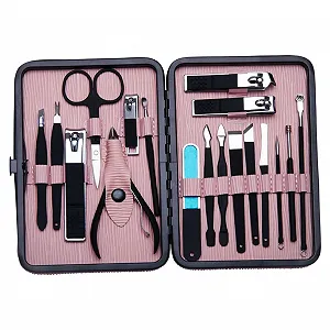 Купить Набор для маникюра Healvian, из нержавеющей стали Розовый - Фото 1 Набор для маникюра Healvian, из нержавеющей стали Розовый - Фото 1