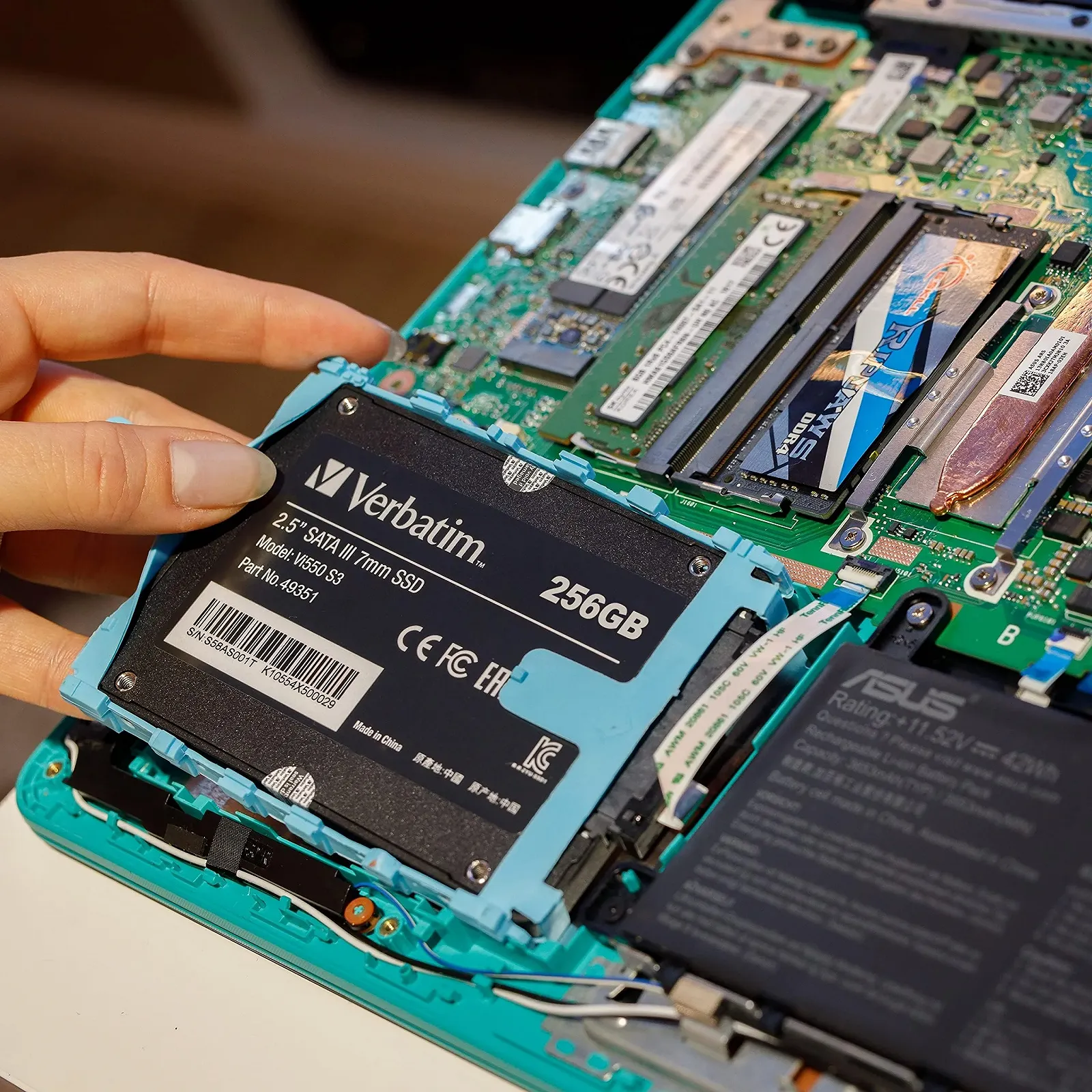 SSD Verbatim Vi500 S3 256 ГБ 2.5 дюйма SATAIII, фото №4