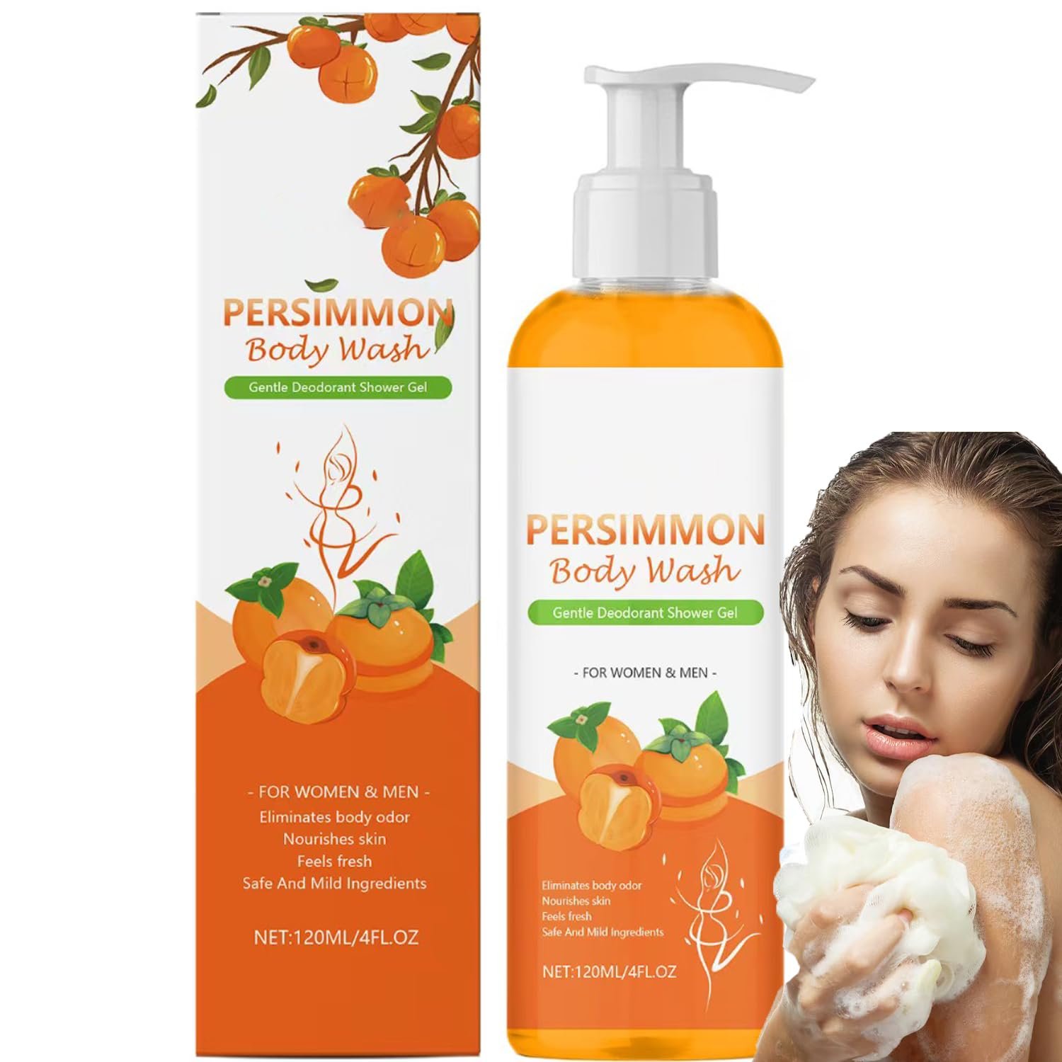 Гель для душу Persimmon Body Wash Travel Brightening Sensitive (1 шт.), фото №1