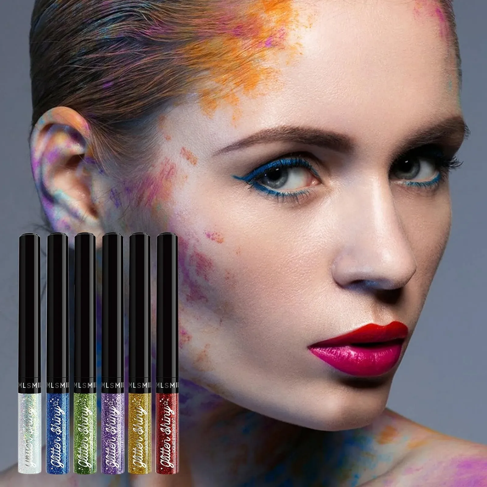 Набір рідких підводок Fowybe, блискітки, фото №7