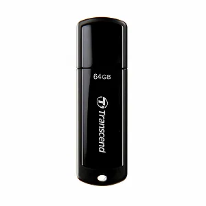USB-накопичувач Transcend JetFlash 700 64GB USB 3.0 Black - Фото 1
