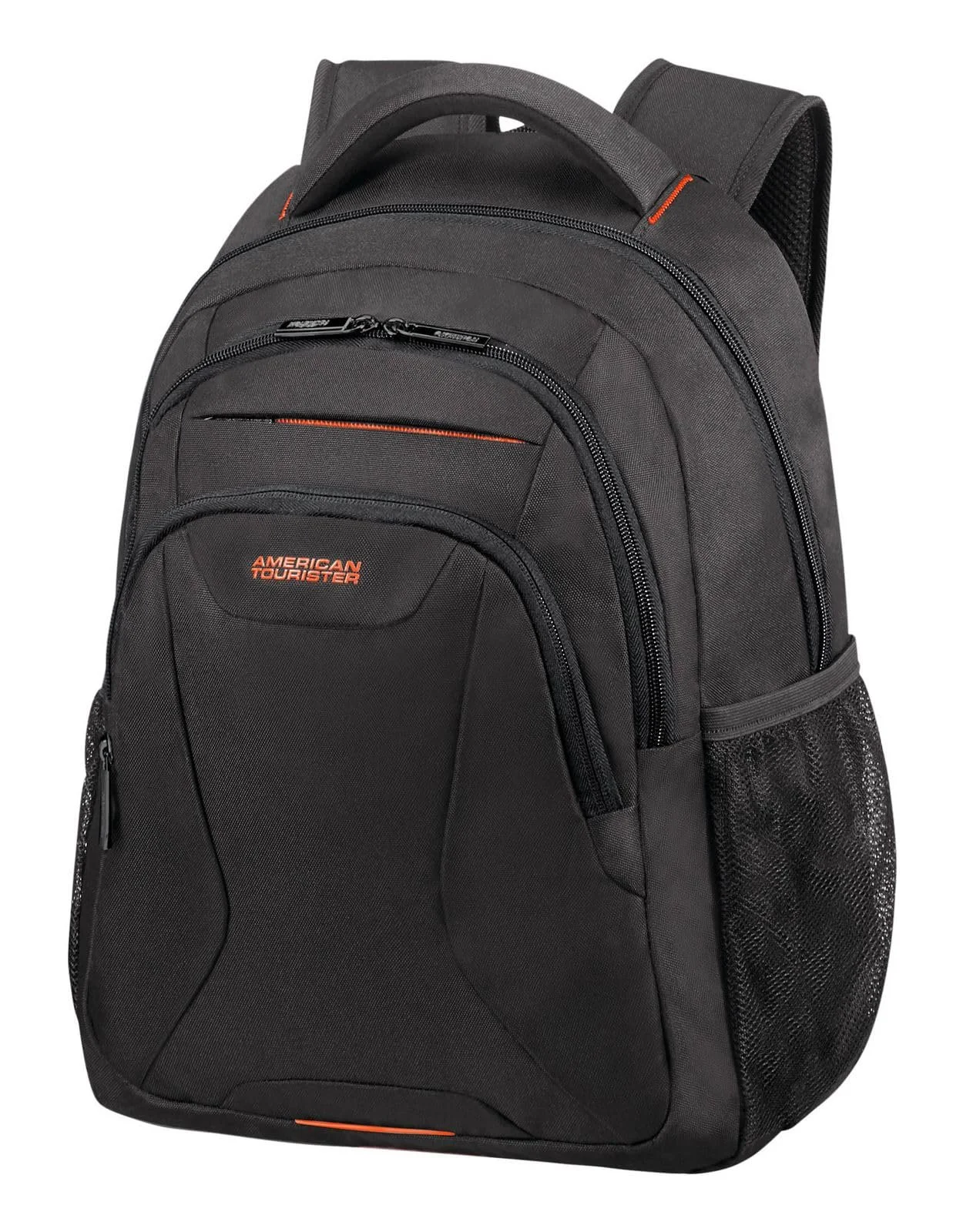Рюкзак для ноутбука American Tourister AT Work 13.3-14.1 дюйма 46 см 20.5 л Черный/Оранжевый, фото №2