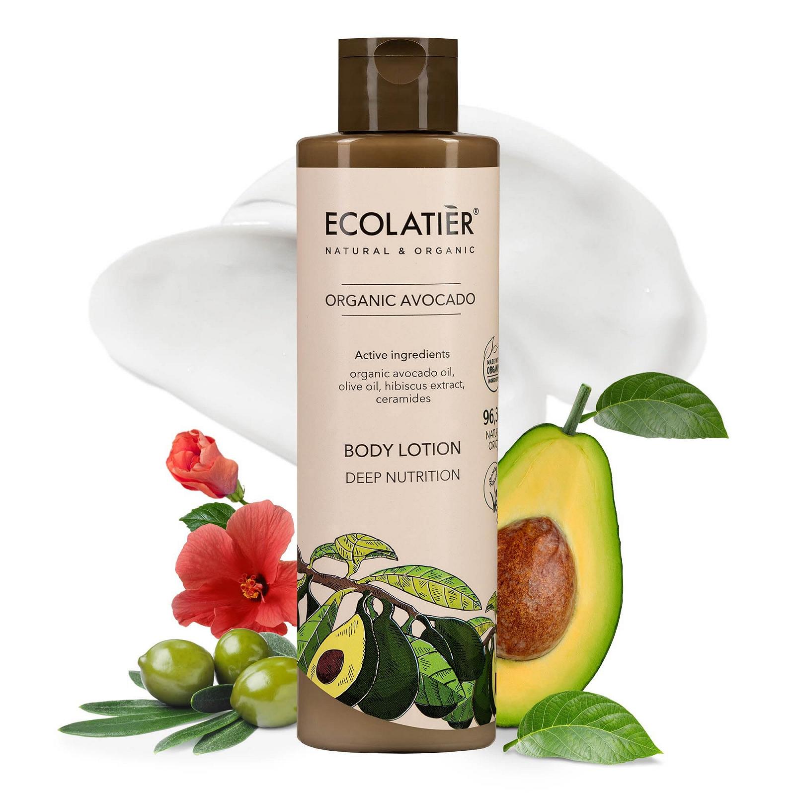 Гель для душу Ecolatier Organic Avocado 97.5% Natural Ingredients 350 мл, фото №1