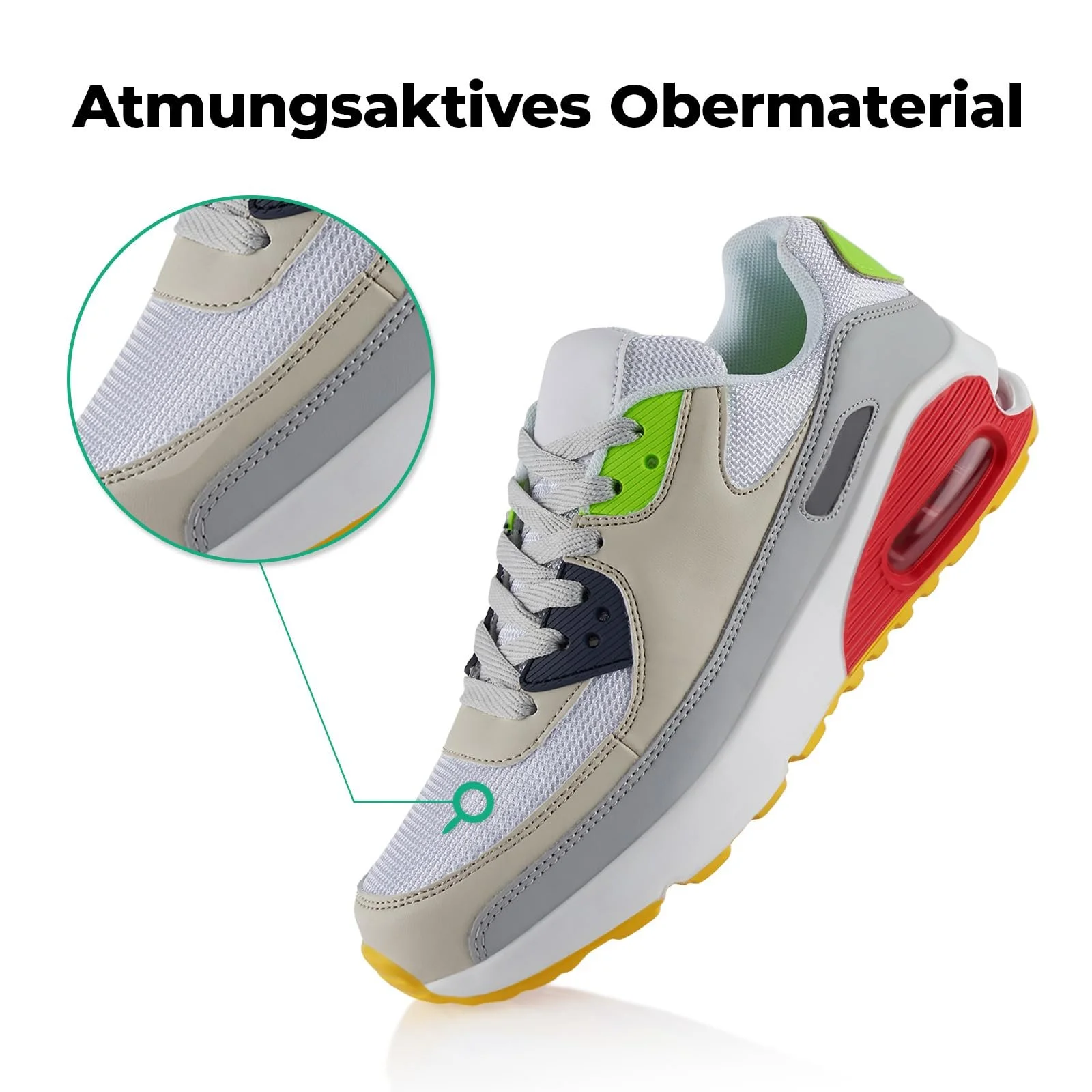 Кросівки Fusskleidung	Унісекс Амортизовані Спортивні Легкі, фото №3