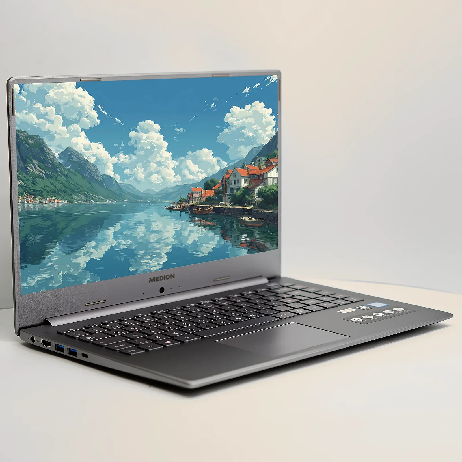 Ноутбук 15.6'' Medion (Lenovo Group) Akoya S6445 | Intel Core i7-8565U | IPS (1920x1080) FullHD | RAM DDR4 8 ГБ | SSD 256 ГБ | Intel UHD Graphics 620 | Металевий корпус | Win11 (5007), фото №4