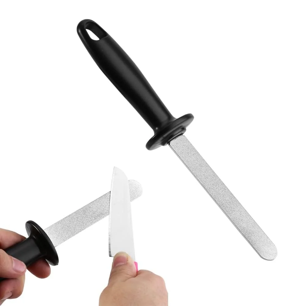 Точилка для ножів алмазна 400/1000 грит 22 см портативна двостороння, фото №1