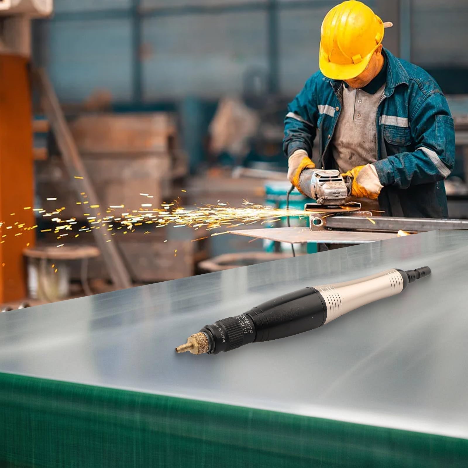 Пневматический инструмент Air Reciprocating File Body Saw 1/10.2 см 35000RPM для полировки и шлифовки, фото №3