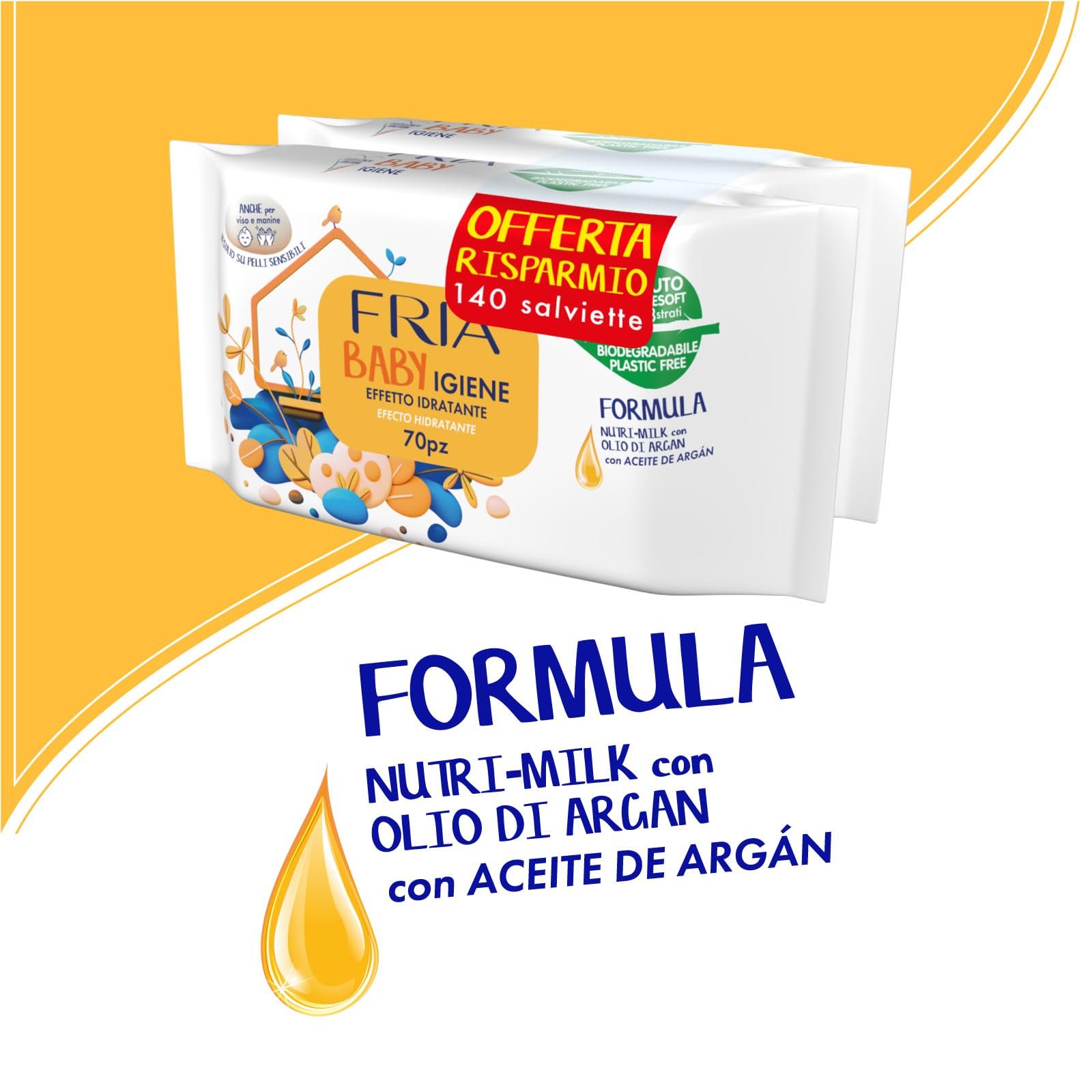 Салфетки Baby Wipes 2 упаковки X 72 + Очищающие салфетки Tribute Mom 10 штук, фото №4